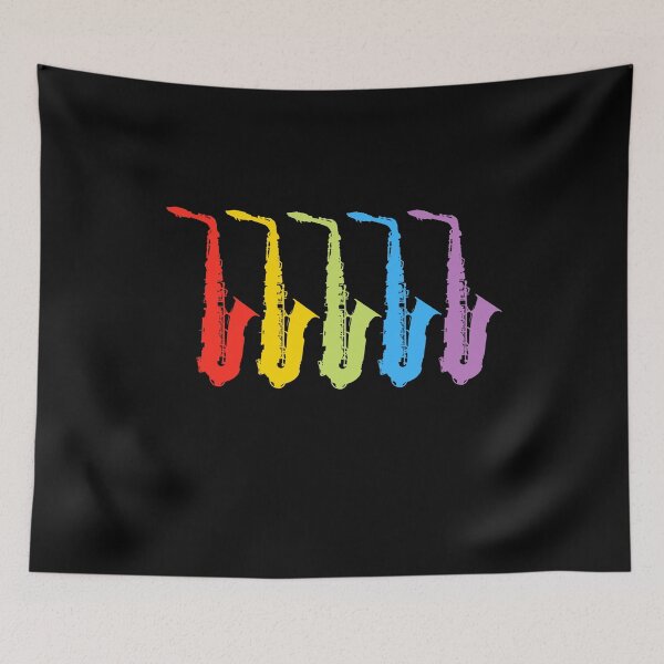 Item preview, Colourful Saxophone Art For Saxophone Players And Music Lovers - Saxophone Player designed and sold by Funwithmusic.