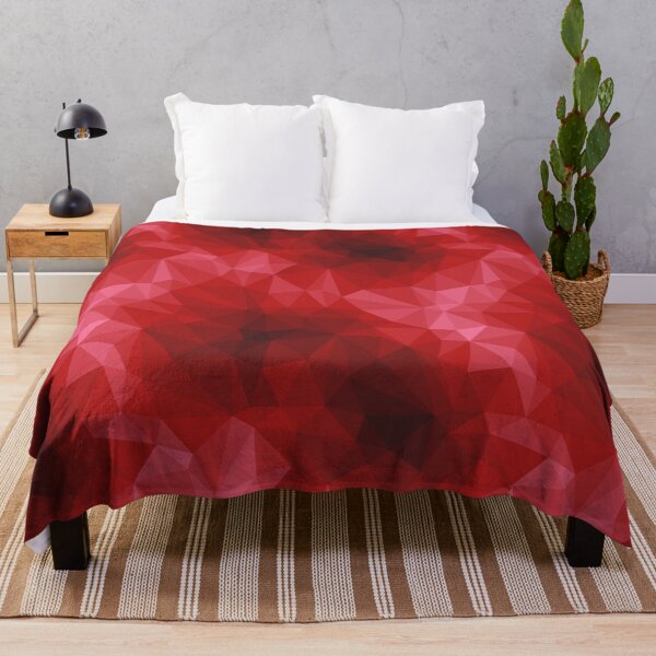 Item preview, Low poly red pattern designed and sold by ProfiTrollka.