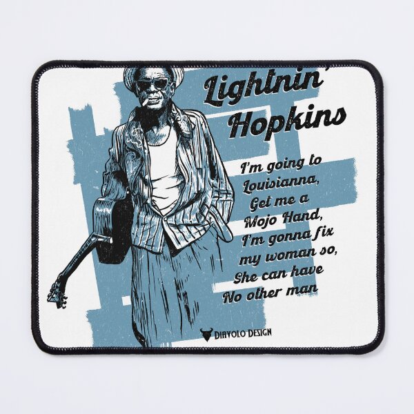 Item preview, Blues legend Lightnin' Hopkins designed and sold by TonyDiavolo.