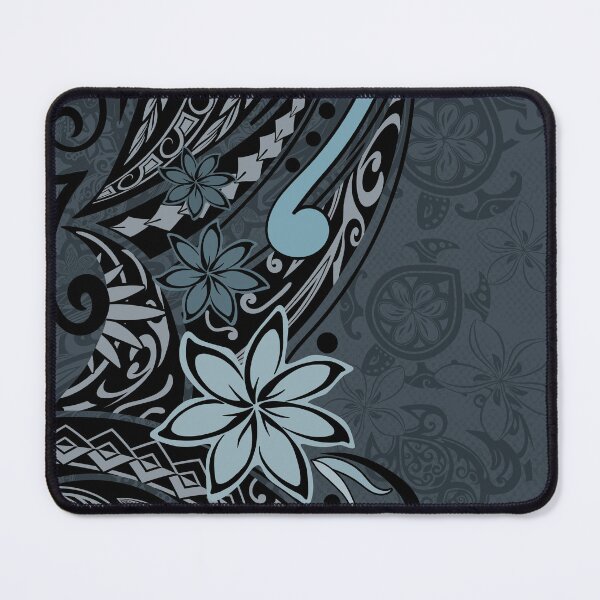 Item preview, Polynesian Slate Tribal Turtle Print designed and sold by sunnthreads.