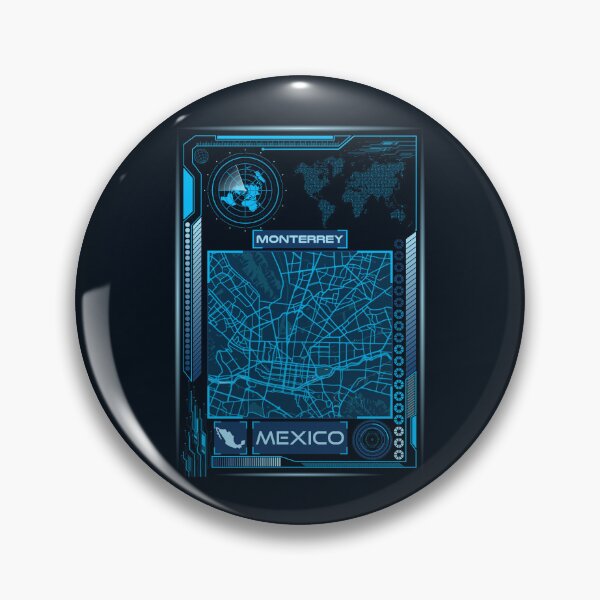 Item preview, MONTERREY MAP MEXICO designed and sold by hatimelhag.