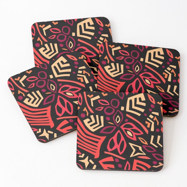 Item preview, Powerdance Reds on Black Repeat 5748 designed and sold by Art in My Loft.