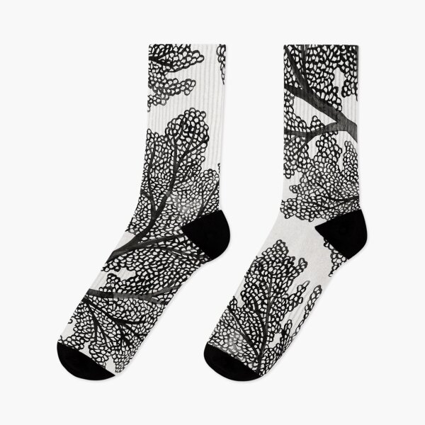 Item preview, Sea Fan Coral – Black designed and sold by Cat Coquillette.