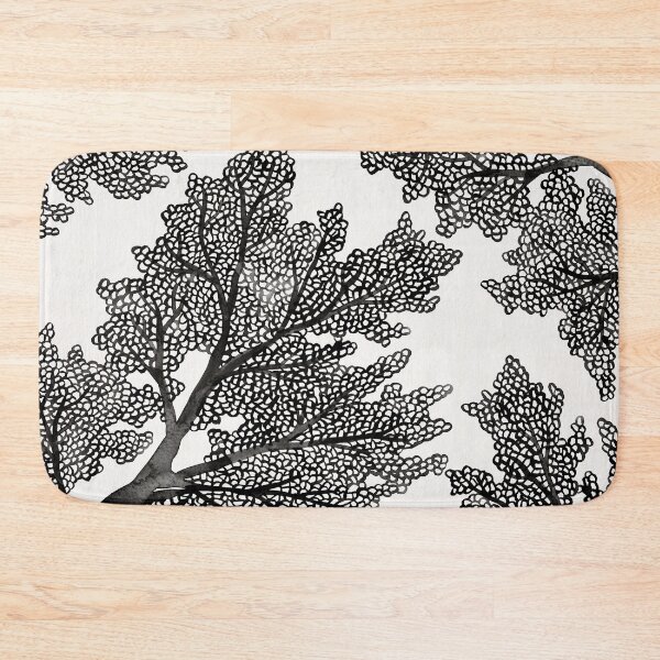 Item preview, Sea Fan Coral – Black designed and sold by Cat Coquillette.