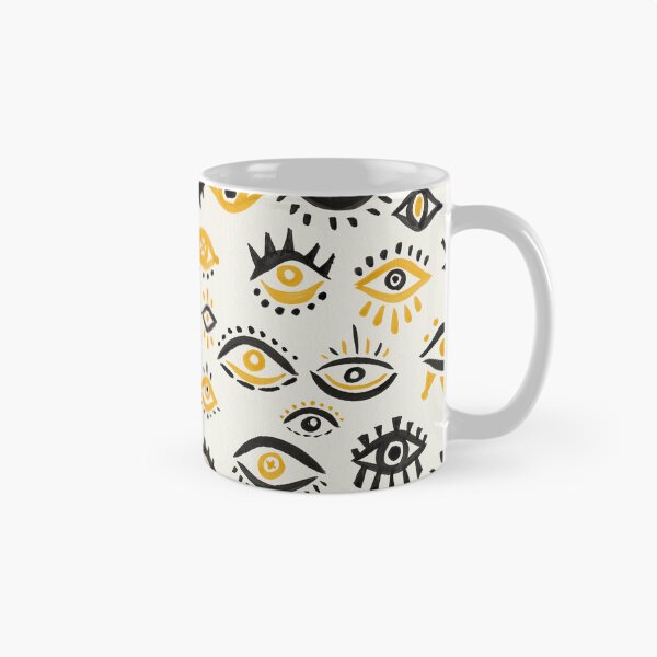 Item preview, Mystic Eyes – Yellow & Black designed and sold by Cat Coquillette.