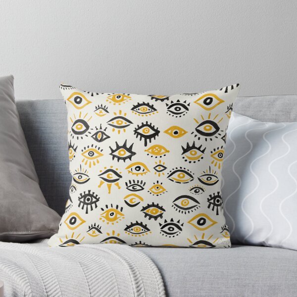 Item preview, Mystic Eyes – Yellow & Black designed and sold by Cat Coquillette.