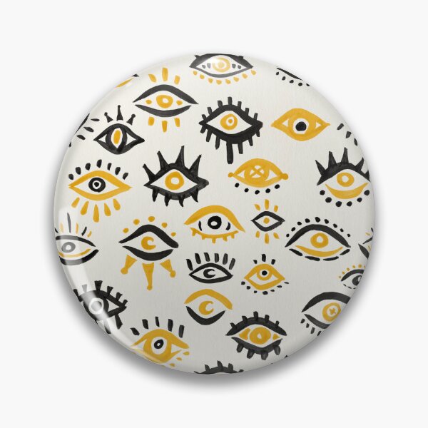 Item preview, Mystic Eyes – Yellow & Black designed and sold by Cat Coquillette.