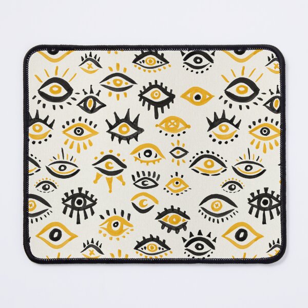 Item preview, Mystic Eyes – Yellow & Black designed and sold by Cat Coquillette.