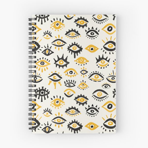 Item preview, Mystic Eyes – Yellow & Black designed and sold by Cat Coquillette.