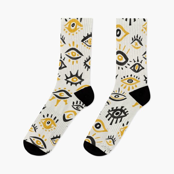 Item preview, Mystic Eyes – Yellow & Black designed and sold by Cat Coquillette.