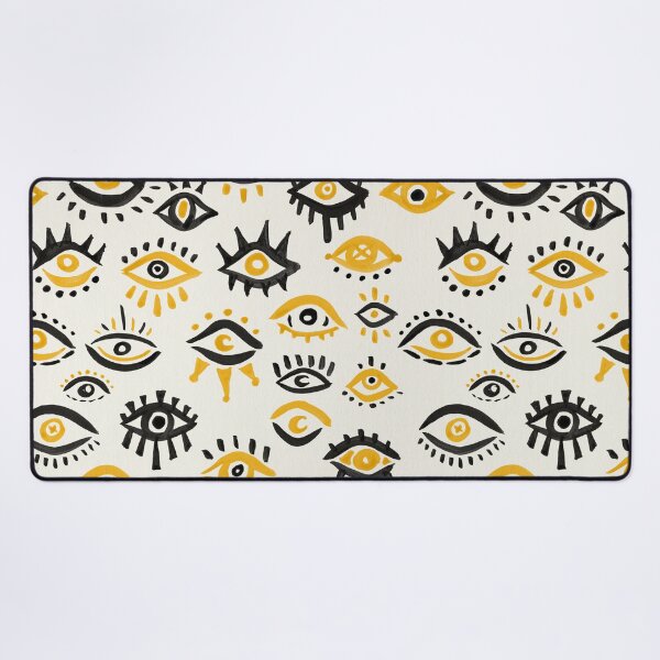 Item preview, Mystic Eyes – Yellow & Black designed and sold by Cat Coquillette.