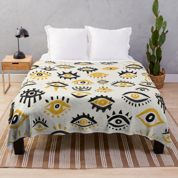 Item preview, Mystic Eyes – Yellow & Black designed and sold by Cat Coquillette.