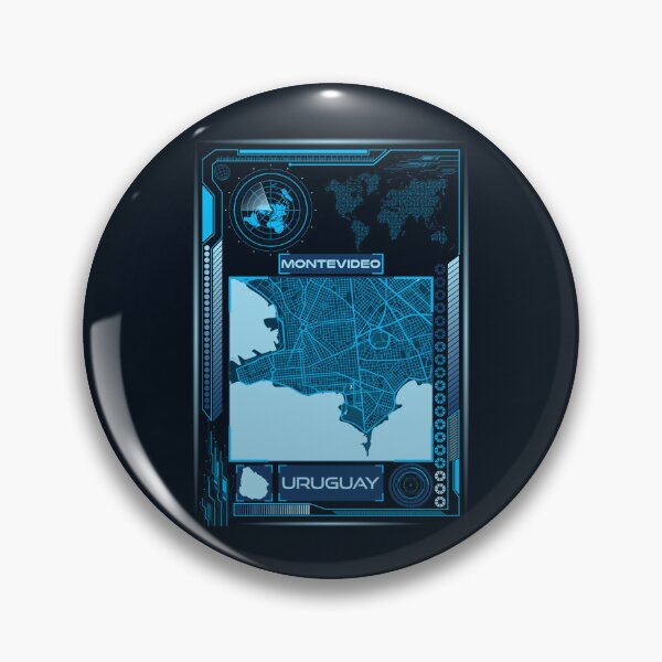 Item preview, MONTEVIDEO MAP URUGUAY designed and sold by hatimelhag.