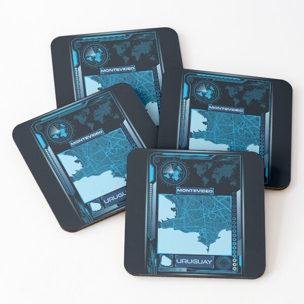 Item preview, MONTEVIDEO MAP URUGUAY designed and sold by hatimelhag.