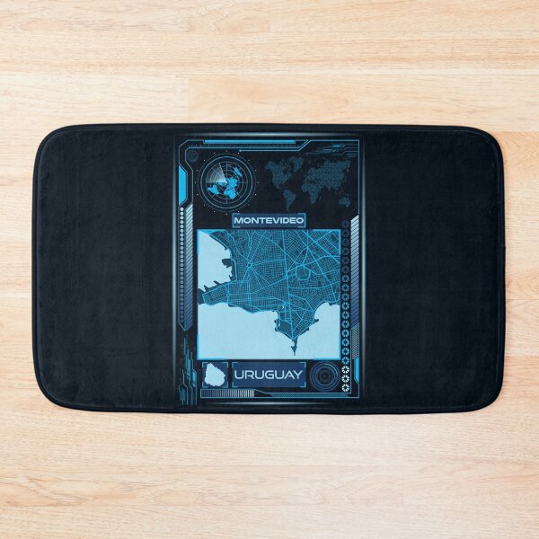 Item preview, MONTEVIDEO MAP URUGUAY designed and sold by hatimelhag.