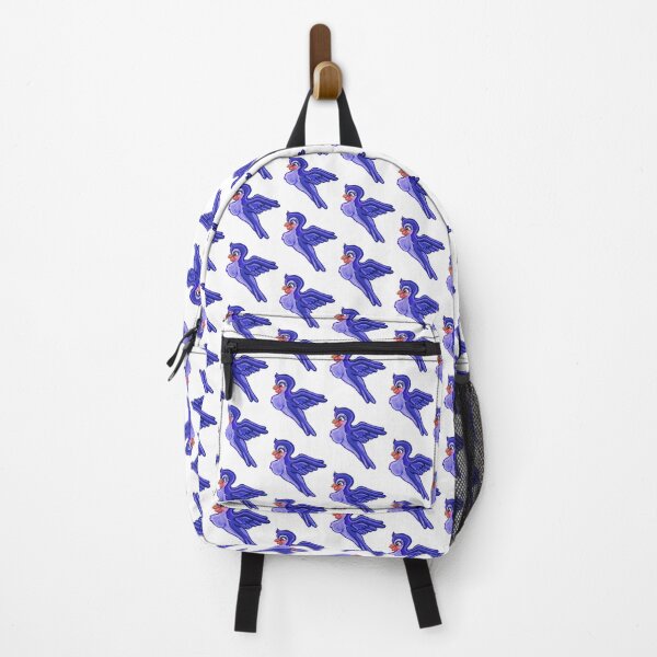 Item preview, Flying Indigo Cartoon Bird designed and sold by Deborah Camp.