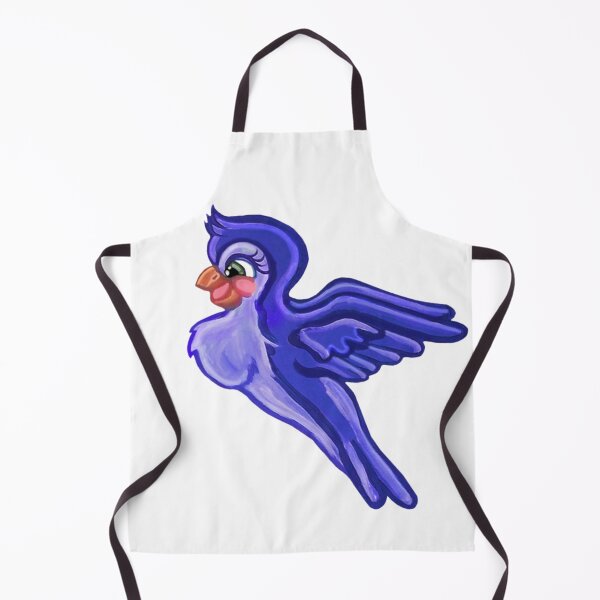 Item preview, Flying Indigo Cartoon Bird designed and sold by Deborah Camp.