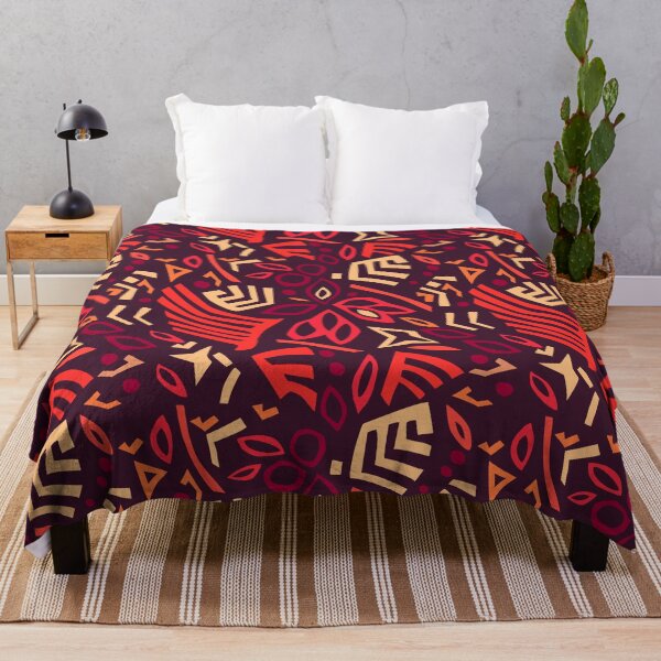Artikelvorschau, Powerdance Reds on Dark Plum Repeat 5748 entworfen und verkauft von Art in My Loft.
