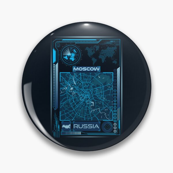 Item preview, MOSCOW MAP RUSSIA designed and sold by hatimelhag.