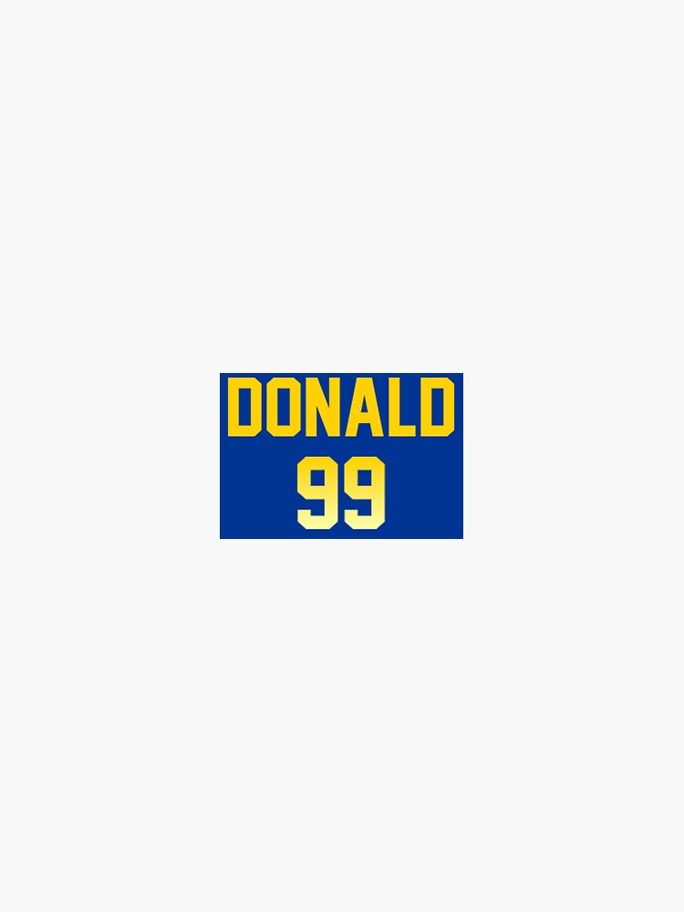 Aaron Donald Jersey Sticker for Sale by sstagge13