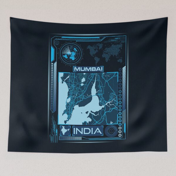 Item preview, MUMBAI MAP INDIA designed and sold by hatimelhag.