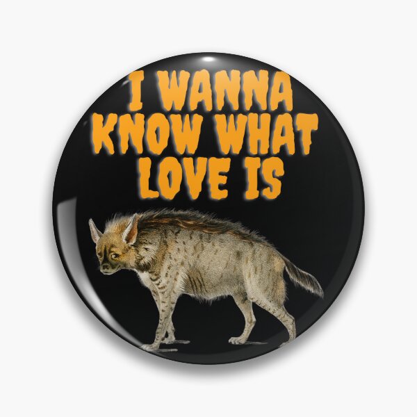 Item preview, A Sad Face Hyaena Wants to Know Real Love or What Love Is designed and sold by beddreams.