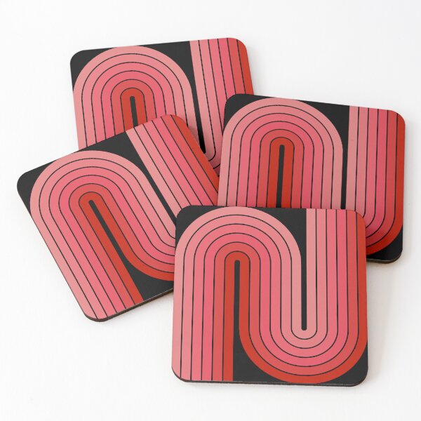 Item preview, Retro Geometric Double Arch Design 587 designed and sold by tonymagnerart.