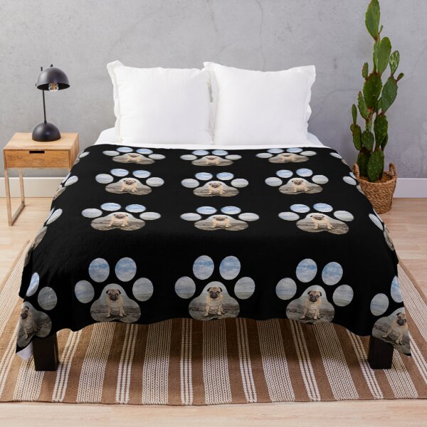 Item preview, Pug Dog Paw Print designed and sold by momofdoggos.