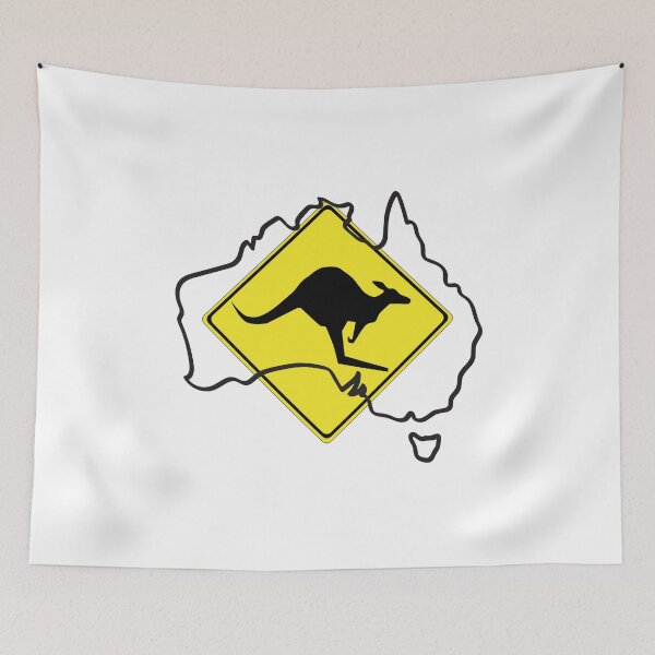 Item preview, Autralia kangaroo Map designed and sold by NiceShirtY.
