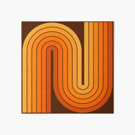 Item preview, Retro Geometric Double Arch Design 588 designed and sold by tonymagnerart.