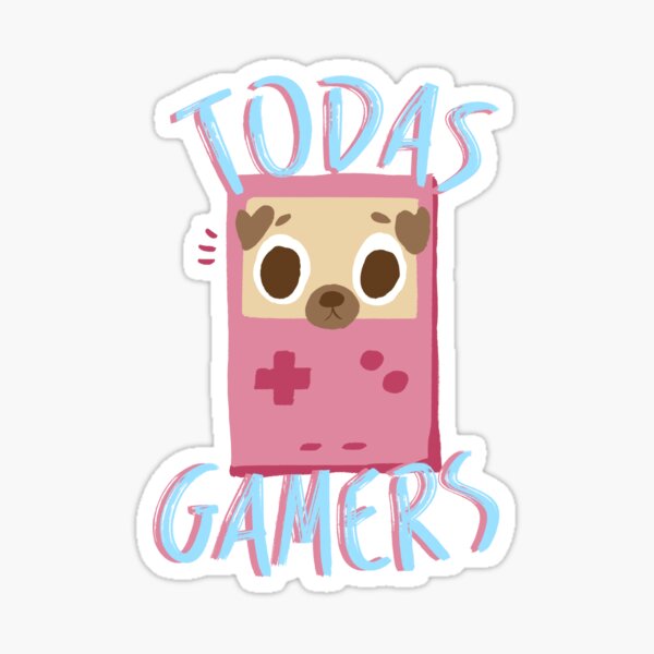 Todas Gamers Merchan Pegatina