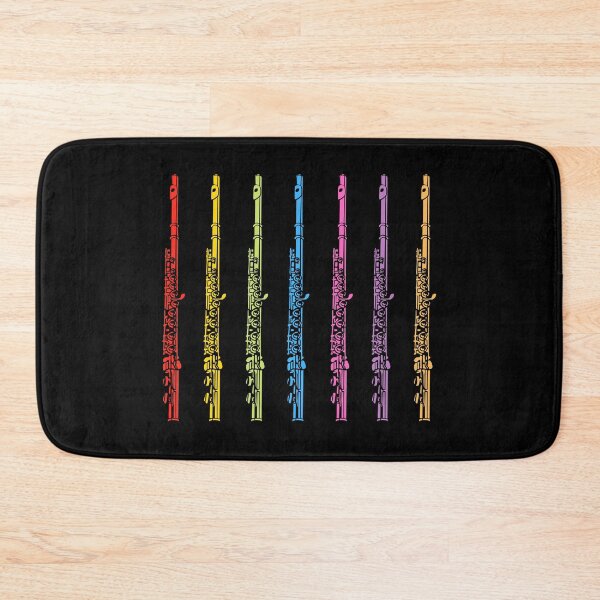 Item preview, Colourful Flute Art For Flute Players And Music Lovers - Flute Art designed and sold by Funwithmusic.