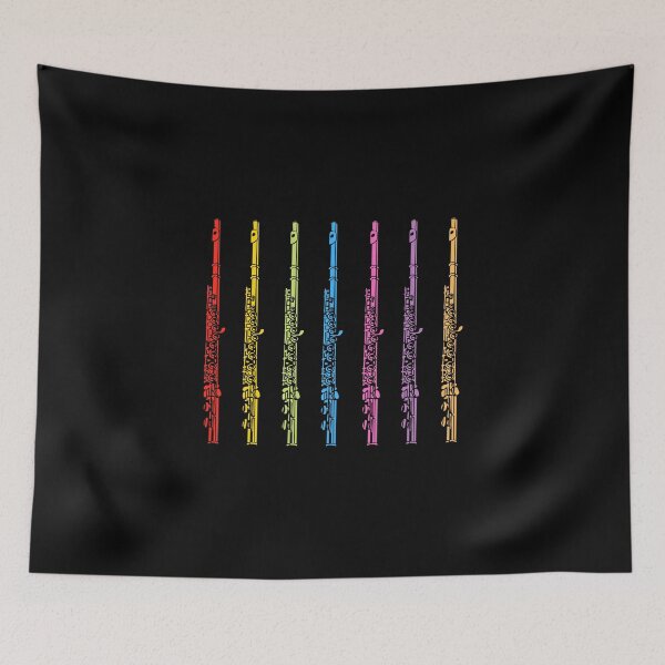 Item preview, Colourful Flute Art For Flute Players And Music Lovers - Flute Art designed and sold by Funwithmusic.