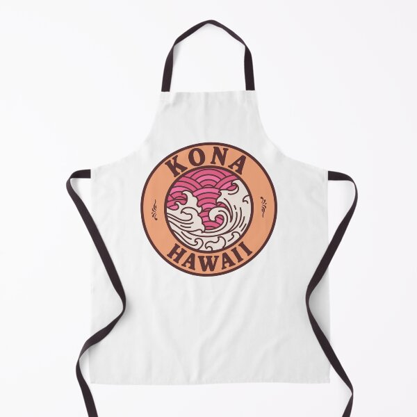 Item preview, Kona Hawaii Waves Retro Badge designed and sold by modeoftravel.