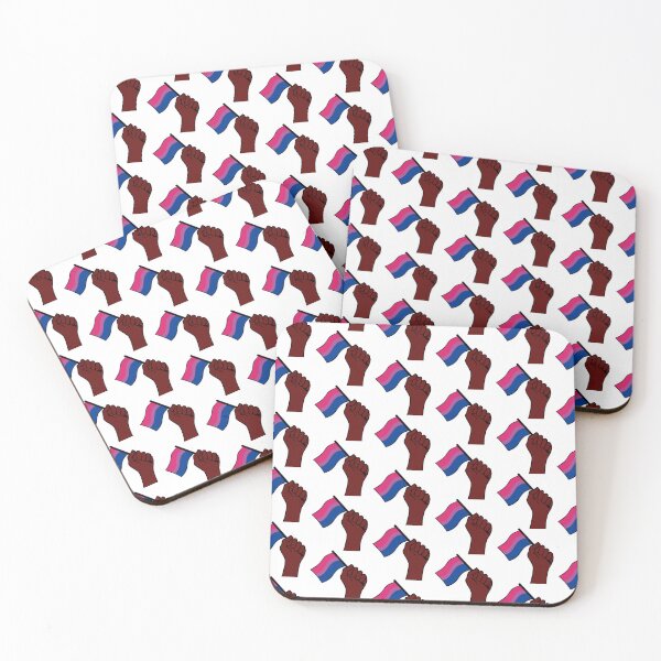 Item preview, patrón de mano de bandera de orgullo bisexual designed and sold by BThingies.