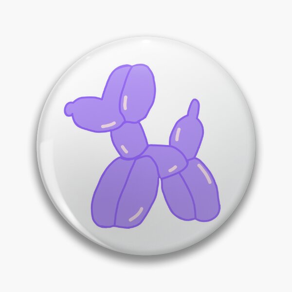 Item preview, Purple Balloon Dog Animal designed and sold by art-by-maddie.