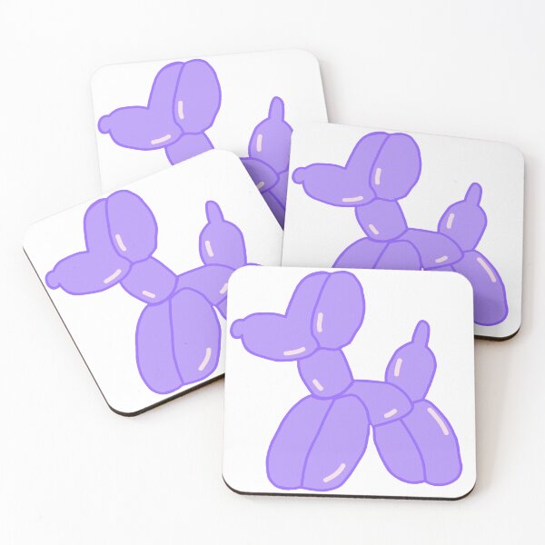 Item preview, Purple Balloon Dog Animal designed and sold by art-by-maddie.