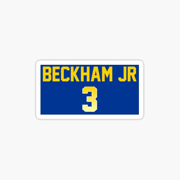 Odell Beckham Jr Cleveland Browns Fan Enamel Pin 2 Stickers 