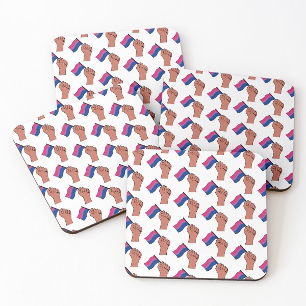 Item preview, patrón de mano de bandera de orgullo bisexual designed and sold by BThingies.