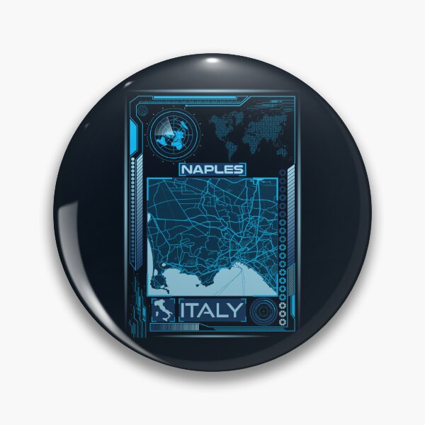 Item preview, NAPLES MAP ITALY designed and sold by hatimelhag.