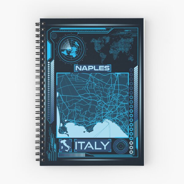 Item preview, NAPLES MAP ITALY designed and sold by hatimelhag.