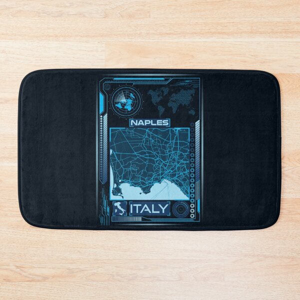 Item preview, NAPLES MAP ITALY designed and sold by hatimelhag.
