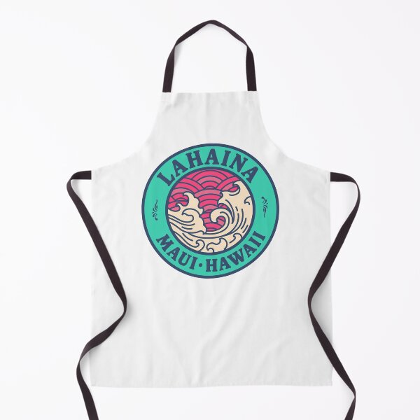 Item preview, Lahaina Hawaii Waves Retro Badge designed and sold by modeoftravel.