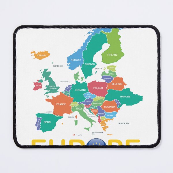 Item preview, Europe Map designed and sold by NiceShirtY.