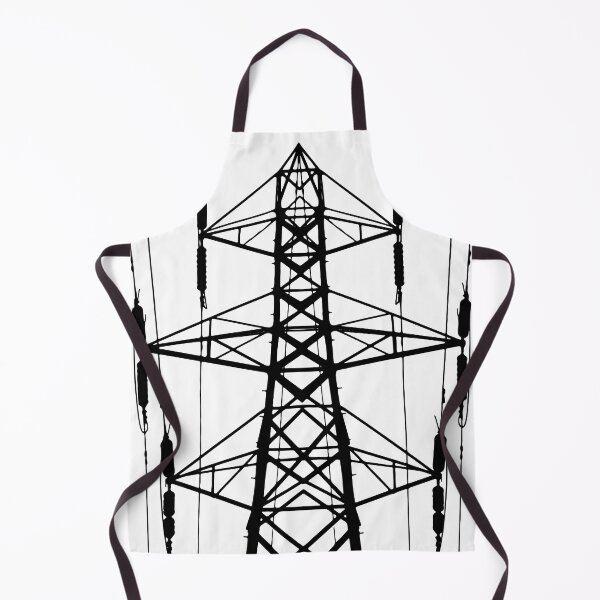 Item preview, PYLON. ELECTRICITY. ENERGY. POWER. BLACK AND WHITE designed and sold by 5hertz.