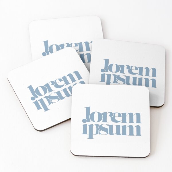 Aperçu de l'œuvre Lorem Ipsum - Bleu créée et vendue par Anna Katherine.