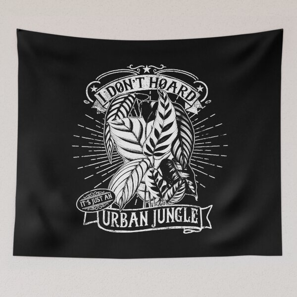 Item preview, Urban Jungle Plants | White Artwork | designed and sold by VintagePlantJoy.