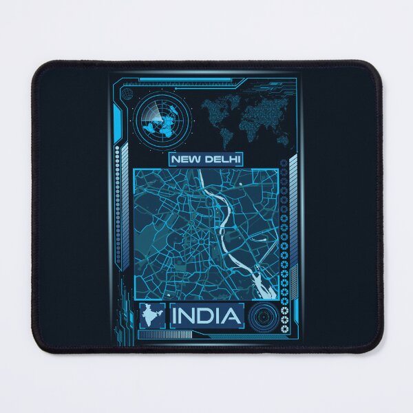 Item preview, NEW DELHI MAP INDIA designed and sold by hatimelhag.