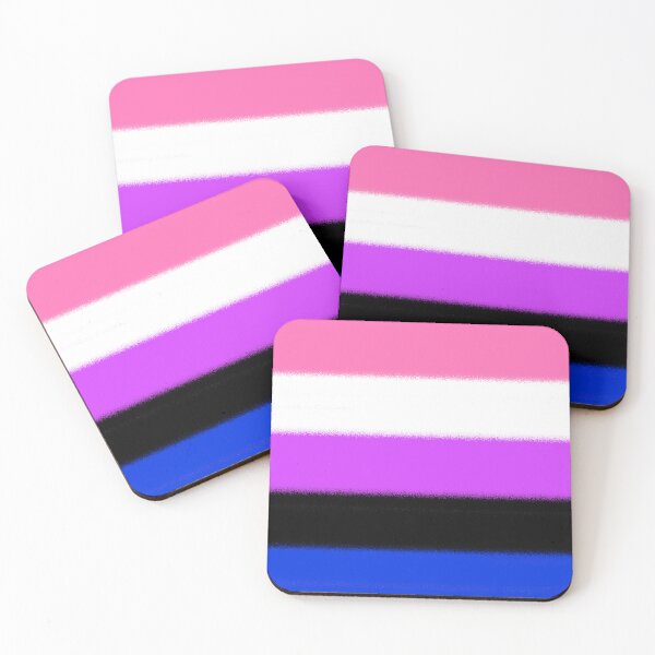 Item preview, Genderfluid spray flag designed and sold by Chaotic-Crochet.