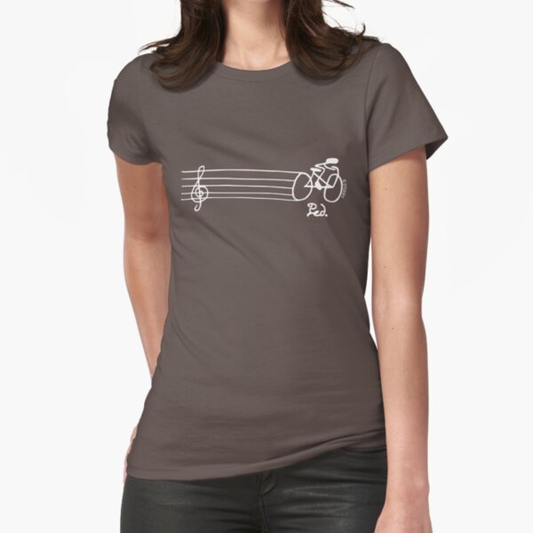 How does a musician get to orchestra? - Dark Fitted T-Shirt